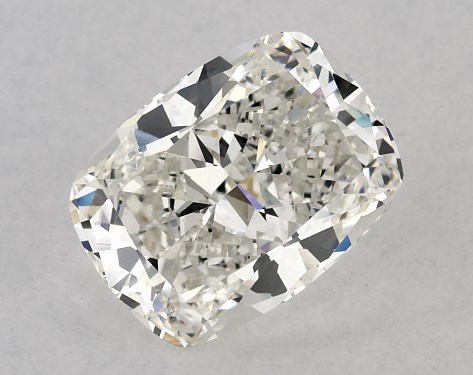 This Lab-Grown diamond 1.59 carat cushion modified F color VVS2 clarity has Very Good proportions and a diamond grading report from IGI